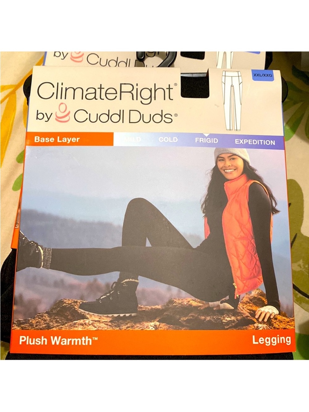 ClimateRight by CuddlDuds Plush warmth high  waisted  thermal leggings